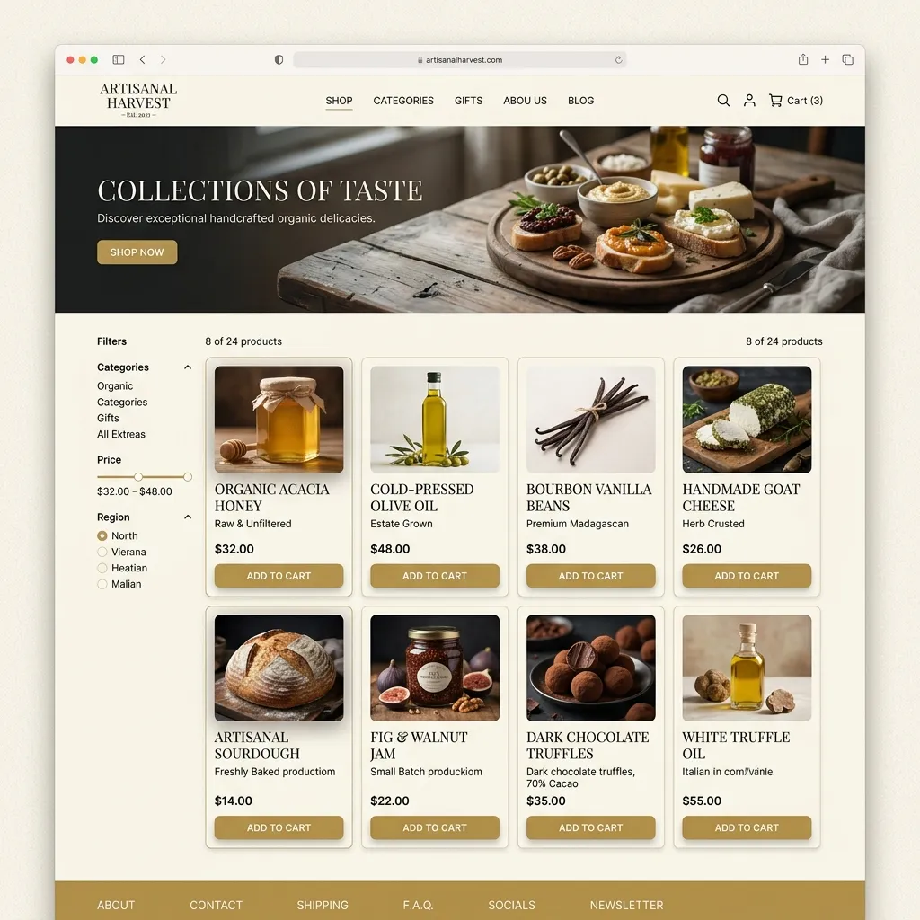 E-Commerce Gourmet Premium